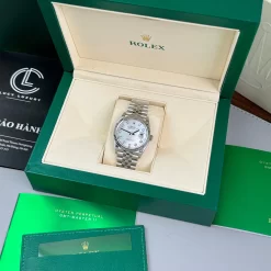 Đồng Hồ Rolex Datejust 41mm Sliver 126334 Replica 1:1 – Top Quality Version