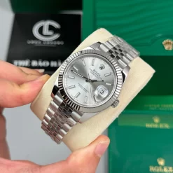 Đồng Hồ Rolex Datejust 41mm Demi Grey Motif 126331 Replica 1:1 – Top Quality Version
