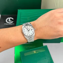 Đồng Hồ Rolex Datejust 41mm Sliver 126334 Replica 1:1 – Top Quality Version