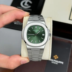 Đồng Hồ Patek Philippe Nautilus 5711/1A-010 40mm Steel Dial Green Replica 1:1 – Top Quality Version