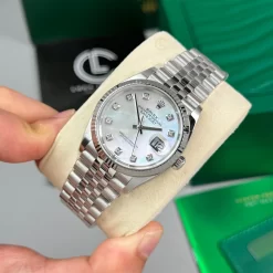 Đồng Hồ Rolex Datejust 41mm Sliver 126334 Replica 1:1 – Top Quality Version