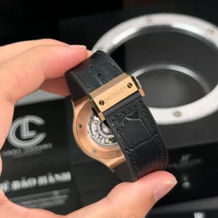 Đồng hồ Hublot Classic Fusion Titanium 38mm Dial Black Rose Gold Replica 1:1-Top Quality Version