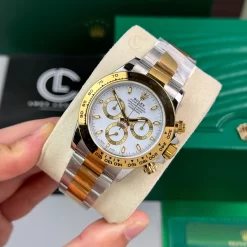 Đồng hồ Rolex Cosmograph Daytona Automatic M116503WT Demi Yellow Gold Replica 1:1 – Top Quality Version
