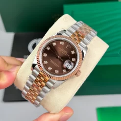 Đồng Hồ Rolex Datejust 41mm Demi Chocolate 126331 Replica 1:1 – Top Quality Version