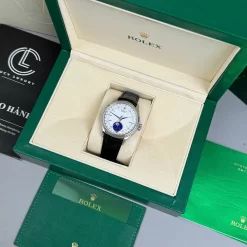 Đồng hồ Rolex Cellini Moonphase 50535 39mm Cal.3195 Steel Replica 1:1-Top Quality Version