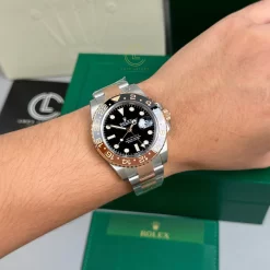 Đồng Hồ Rolex GMT-Master II Root Beer 126711CHNR Cal.3285 Demi Rose Gold Replica 1:1 – Top Quality