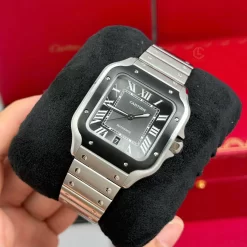 Đồng hồ Cartier Santos De Cartier Ceramic 39.8mm CRWSSA0037 Miyota.9015 Steel Replica 1:1 – Top Quality Version