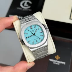 Patek Philippe Nautilus 40mm 5711/1A-018 40mm Steel Dial Tifany Replica 1:1 – Top Quality