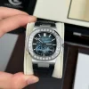 Đồng hồ Patek Philippe Nautilus 5722G-001 40mm Moissanite Dial Blue Replica 1:1 – Top Quality Version