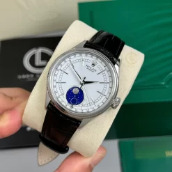 Đồng hồ Rolex Cellini Moonphase 50535 39mm Cal.3195 Steel Replica 1:1-Top Quality Version
