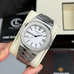 Đồng Hồ Patek Philippe Nautilus 5711/1A-010 40mm Steel Dial White Replica 1:1 – Top Quality