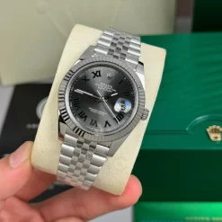 Đồng Hồ Rolex Datejust 41mm Wimbledon Dial 126234 Replica 1:1 – Top Quality Version