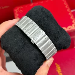 Đồng hồ Cartier Santos De Cartier Ceramic 39.8mm CRWSSA0037 Miyota.9015 Steel Replica 1:1 – Top Quality Version