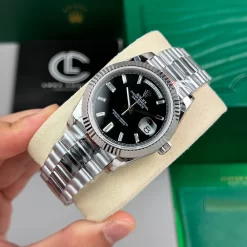 Đồng Hồ Rolex Day Date 40mm 180gram Sliver Ice Blue Dial 228239 Replica 1:1 – Top Quality Version