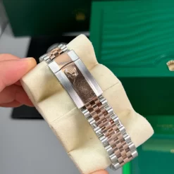 Đồng Hồ Rolex Datejust 41mm Demi Grey Motif 126331 Replica 1:1 – Top Quality Version