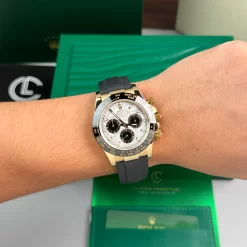 Đồng hồ Rolex Daytona 40mm 116515LN  Mặt thiên thạch Yellow Gold Replica 1:1 – Top Quality Ver
