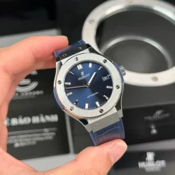 Đồng hồ Hublot Classic Fusion Titanium 38mm Dial Blue Replica 1:1-Top Quality Version