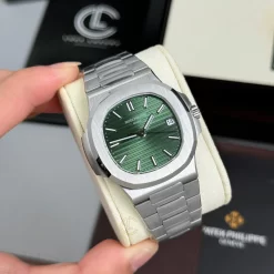Đồng Hồ Patek Philippe Nautilus 5711/1A-010 40mm Steel Dial Green Replica 1:1 – Top Quality Version