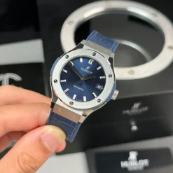 Đồng hồ Hublot Classic Fusion Titanium 38mm Dial Blue Replica 1:1-Top Quality Version