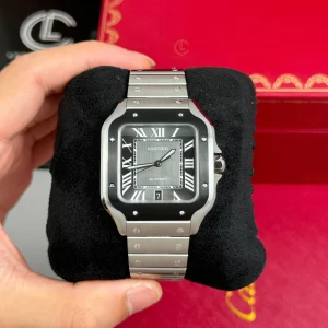 Đồng hồ Cartier Santos De Cartier Ceramic 39.8mm CRWSSA0037 Miyota.9015 Steel Replica 1:1 – Top Quality Version