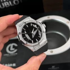 Đồng Hồ Hublot Classic Fusion Orlisnki Diamonds Pave Replica 1:1 – Top Quality Version