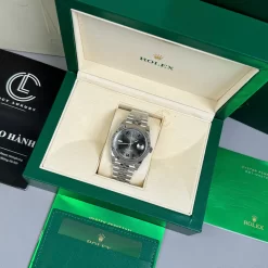 Đồng Hồ Rolex Datejust 41mm Wimbledon Dial 126234 Replica 1:1 – Top Quality Version