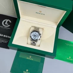 Đồng Hồ Rolex Cosmograph Daytona Panda 126500LN 40mm M116503WT Cal.4130 Steel  Replica 1:1 – Top Quality Version