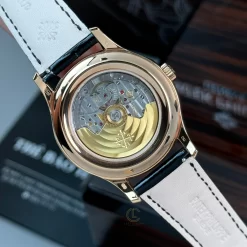 Đồng hồ Patek Philippe Annual Calendar White Dial 5205R-001 Replica 1:1 -Top Quality