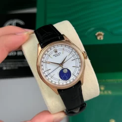 Đồng hồ Rolex Cellini Moonphase 50535 39mm Yellow Gold Replica 1:1-Top Quality Version