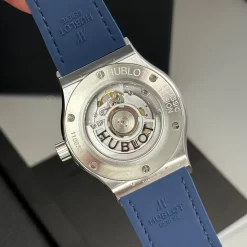 Đồng hồ Hublot Classic Fusion Diamonds Titanium 42mm Dial Blue Replica 1:1-Top Quality Version