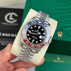 Đồng hồ Rolex GMT-Master II Pepsi M126710BLRO-0002 40mm Cal.3285 Replica 1:1 – Top Quality Version