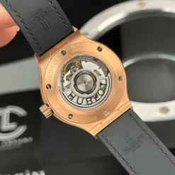 Đồng hồ Hublot Classic Fusion Titanium 38mm Dial Black Rose Gold Replica 1:1-Top Quality Version
