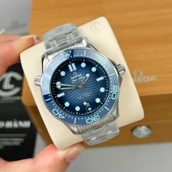 Đồng hồ Omega Seamaster Diver 300m Summer Blue 42mm Replica 1:1 – Top Quality Version