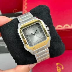 Đồng hồ Cartier Santos De Cartier Demi Yellow Gold CRW2SA0030 Replica 1:1 – Top Quality Version