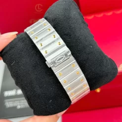 Đồng hồ Cartier Santos De Cartier Demi Yellow Gold CRW2SA0030 Replica 1:1 – Top Quality Version