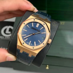 Đồng hồ Audemars Piguet Royal Oak 15500OR 41mm Blue Dial Yellow Gold Replica 1:1 – Top Quality 1:1