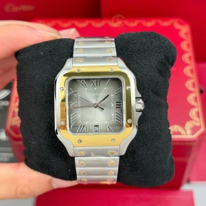 Đồng hồ Cartier Santos De Cartier Demi Yellow Gold CRW2SA0030 Replica 1:1 – Top Quality Version