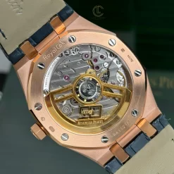 Đồng hồ Audemars Piguet Royal Oak 15500OR 41mm Blue Dial Yellow Gold Replica 1:1 – Top Quality 1:1