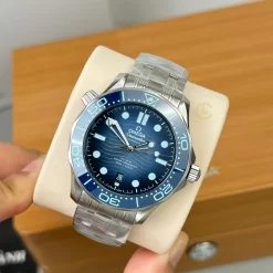 Đồng hồ Omega Seamaster Diver 300m Summer Blue 42mm Replica 1:1 – Top Quality Version