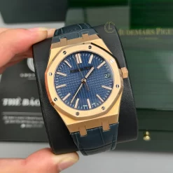 Đồng hồ Audemars Piguet Royal Oak 15500OR 41mm Blue Dial Yellow Gold Replica 1:1 – Top Quality 1:1