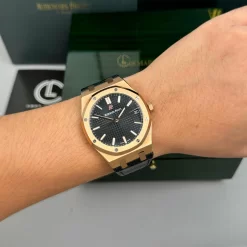 Đồng hồ Audemars Piguet Royal Oak 15500OR 41mm Black Dial Replica 1:1 – Top Quality 1:1