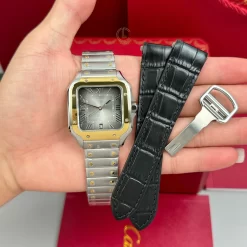 Đồng hồ Cartier Santos De Cartier Demi Yellow Gold CRW2SA0030 Replica 1:1 – Top Quality Version