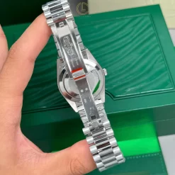 Đồng Hồ Rolex Day-Date 40mm 180gram Blue Dial Replica 1:1 – Top Quality Version