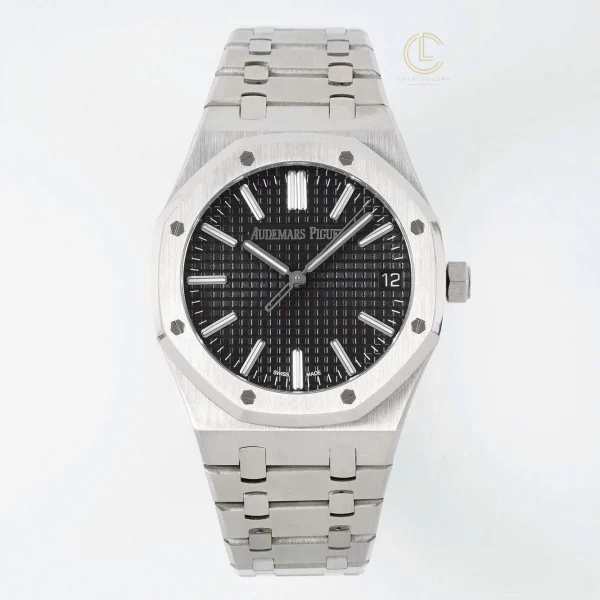 Đồng Hồ Audemars Piguet Royal Oak 15500ST 41mm Black Dial Steel Replica 1:1 – Top Quality Version