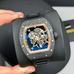 Richard Mille RM 055 Asia Manual Winding Bubba Watson 42MM Carbon Replica 1:1 – Top Quality Version
