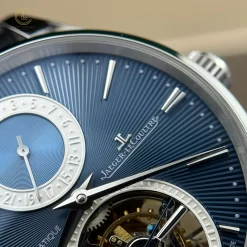 Đồng hồ Jaeger Lecoultre Master Ultra Thin Tourbilon 40mm Dial Blue Steel Replica 1:1 – Top Quality Version