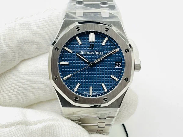 Đồng Hồ Audemars Piguet Royal Oak 15500ST 41mm Blue Dial Steel Replica 1:1 – Top Quality Version