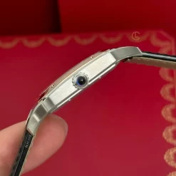 Đồng hồ Cartier Santos-Dumont 43.5mm W2SA0011 43.5mm x 31.4mm Demi Rose Gold Replica 1:1