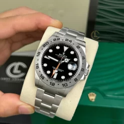 Đồng Hồ Rolex Explorer II 216570 42mm Black DIal Steel Replica 1:1 – Top Quality Version