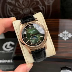 Đồng Hồ Patek Philippe Complications 5205R-011 40mm Green Dial Rose Gold Replica 1:1 – Top Quality Version